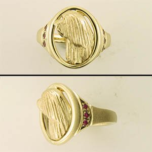 Bearded Collie Ring - BCOL359