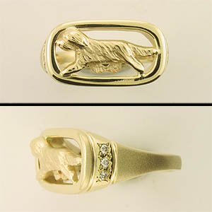 Bearded Collie Ring - BCOL360