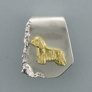 Bearded Collie Pendant - BCOL538