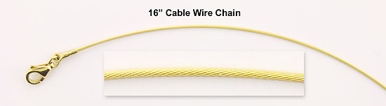 Gold Chains - Cable Wire