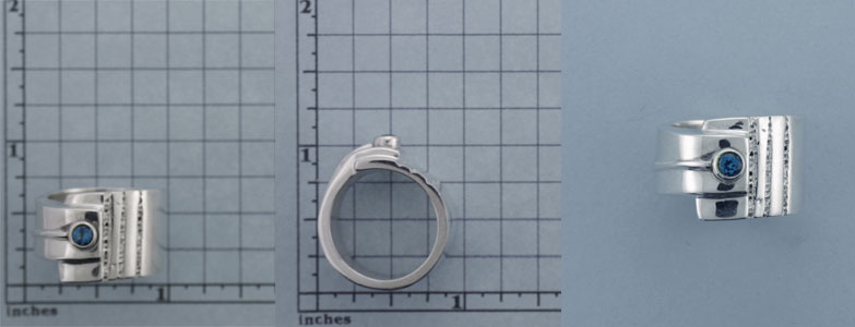 Sterling Silver Designer Jewelry Ring - SDJ705