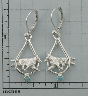 German Shepherd Dog Earrings - SGSD655