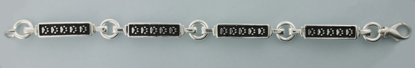 Sterling Silver Paws Bracelet - SPAW527