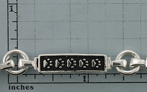 Sterling Silver Paws Bracelet - SPAW527