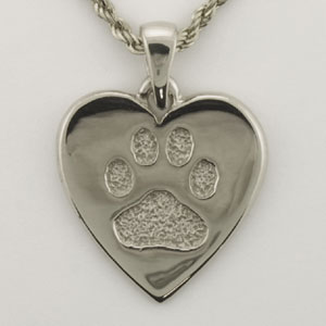 Silver Paws Pendant - SPAW500 - Click Image to Close