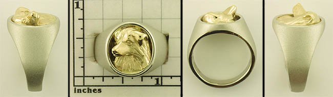 Modal Additional Images for Australian Shepherd Ring - ASHP105