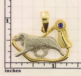 Modal Additional Images for Australian Shepherd Pendant - ASHP192