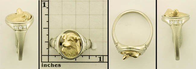 Modal Additional Images for Australian Shepherd Ring - ASHP239