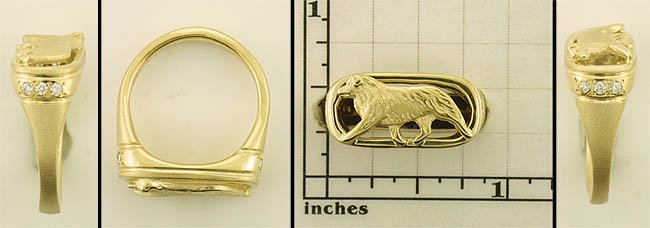 Modal Additional Images for Australian Shepherd Ring - ASHP240
