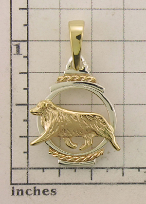Modal Additional Images for Australian Shepherd Pendant - ASHP285