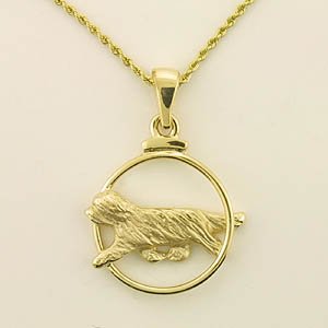 (image for) Bearded Collie Pendant - BCOL326