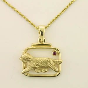 (image for) Bearded Collie Pendant - BCOL331