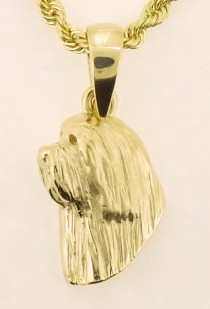 (image for) Bearded Collie Pendant - BCOL339
