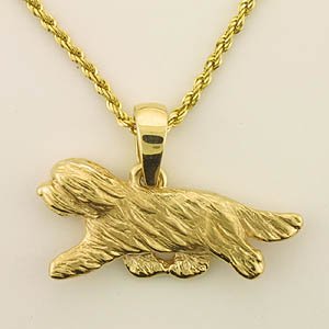 (image for) Bearded Collie Pendant - BCOL351