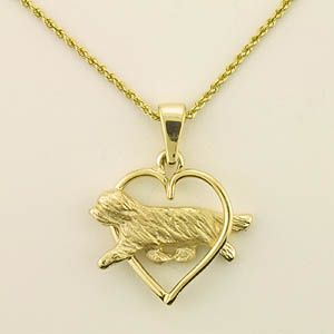 (image for) Bearded Collie Pendant - BCOL371
