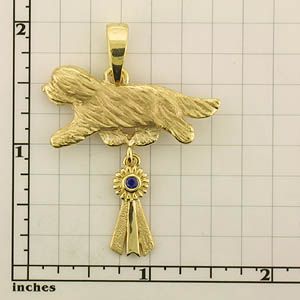 Modal Additional Images for Bearded Collie Pendant - BCOL374