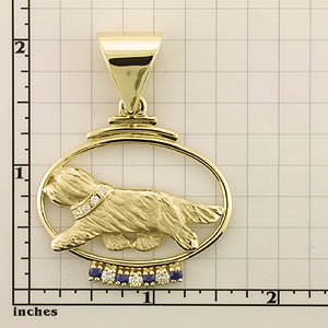 Bearded Collie Pendant - BCOL397 - Click Image to Close