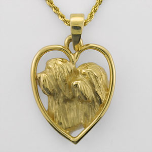 (image for) Bearded Collie Pendant - BCOL504