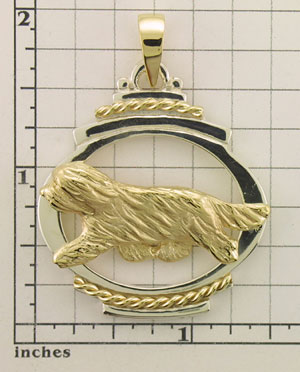 Modal Additional Images for Bearded Collie Pendant - BCOL528
