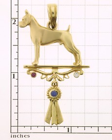 Modal Additional Images for Boxer Pendant - BOX141