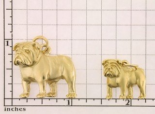 Modal Additional Images for Bulldog Pendant - BULL101