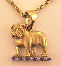 (image for) Bulldog Pendant - BULL103