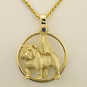 (image for) Bulldog Pendant - BULL107