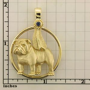 Modal Additional Images for Bulldog Pendant - BULL107