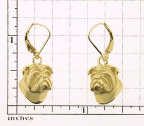 Modal Additional Images for Bulldog Earrings - BULL125