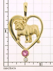 Modal Additional Images for Bulldog Pendant - BULL165