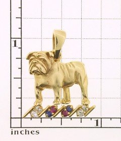 Modal Additional Images for Bulldog Pendant - BULL186