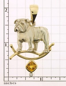 Modal Additional Images for Bulldog Pendant - BULL207