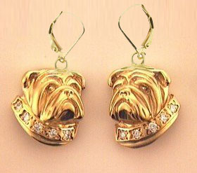 Bulldog Earrings - BULL211