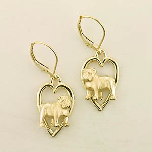 Bulldog Earrings - BULL233