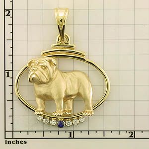 Modal Additional Images for Bulldog Pendant - BULL242