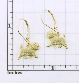 Modal Additional Images for Cairn Terrier Earrings - CARN500