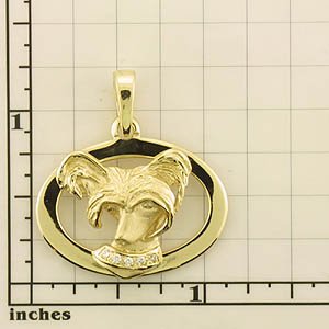 Modal Additional Images for Chinese Crested Pendant - CHCR124