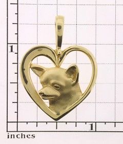 Modal Additional Images for Chihuahua, Smooth Pendant - CHI103