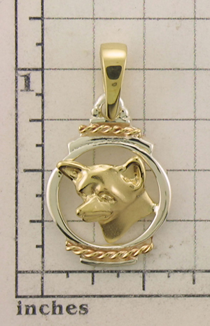 Modal Additional Images for Chihuahua, Smooth Pendant - CHI502