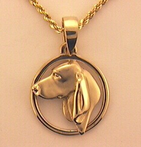 Black and Tan Coonhound Pendant - COON104