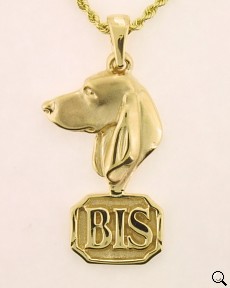Black and Tan Coonhound Pendant - COON111
