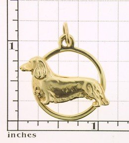 Modal Additional Images for Dachshund, Longhaired Pendant - DCHL103