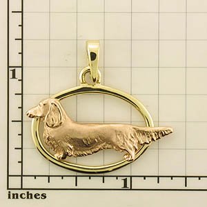 Modal Additional Images for Dachshund, Longhaired Pendant - DCHL111