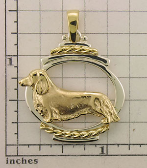 Modal Additional Images for Dachshund, Longhaired Pendant - DCHL501