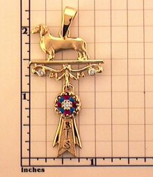 Modal Additional Images for Dachshund, Smooth Pendant - DCHS109