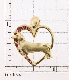 Modal Additional Images for Dachshund, Smooth Pendant - DCHS112