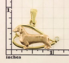 Modal Additional Images for Dachshund, Smooth Pendant - DCHS114