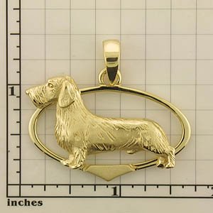 Modal Additional Images for Dachshund, Wire-Haired Pendant - DCHW118
