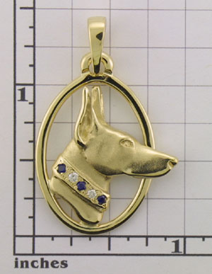 Modal Additional Images for Doberman Pinscher Pendant - DOBE502