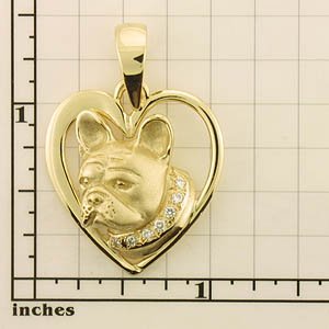 Modal Additional Images for French Bulldog Pendant - FREN115